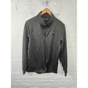 Under Armour Women's Quarter-Zip Pullover Sweater Long Sleeve Gray Size S